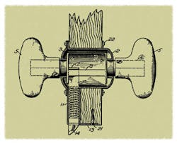 Schlage bored in lock. Schlage bored in lock.