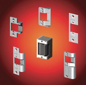 All strikes feature a 1' total backset (the smallest in the industry), 1200 lbs. holding force, 500,000 life cycle durability and an all stainless steel locking mechanism.