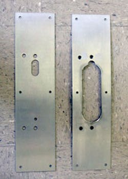 Prepped Mag plate. Prepped Mag plate.