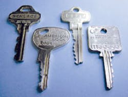Key blanks that cannot be easily obtained. Key blanks that cannot be easily obtained.