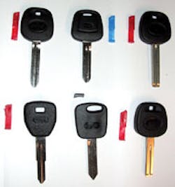 Six Jet “LC” Transponder key blanks. Six Jet “LC” Transponder key blanks.