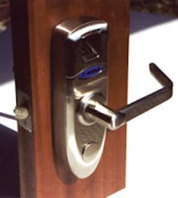 Photo 1. HFD112S Small Office Fingerprint Door Lock.