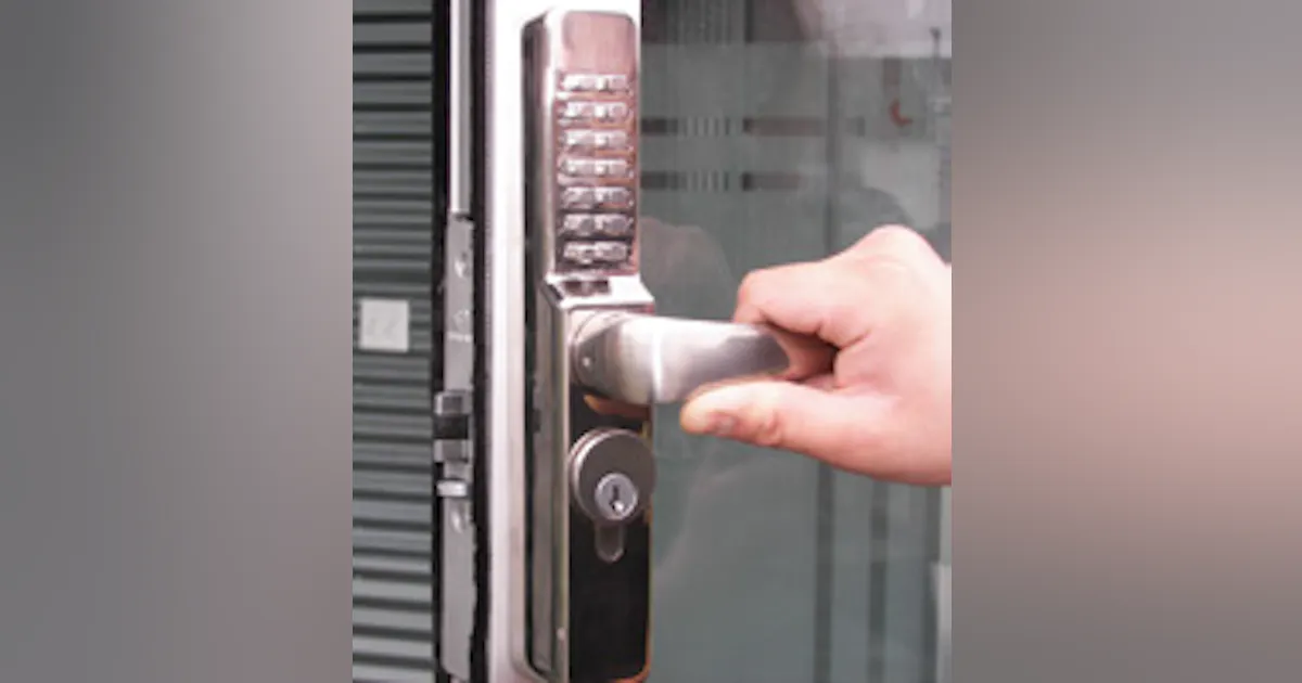 Codelocks Narrow Stile Mechanical Pushbutton Lock Secures Shops ...
