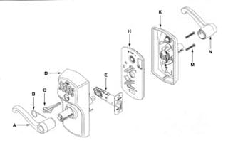 schlage camelot parts diagram
