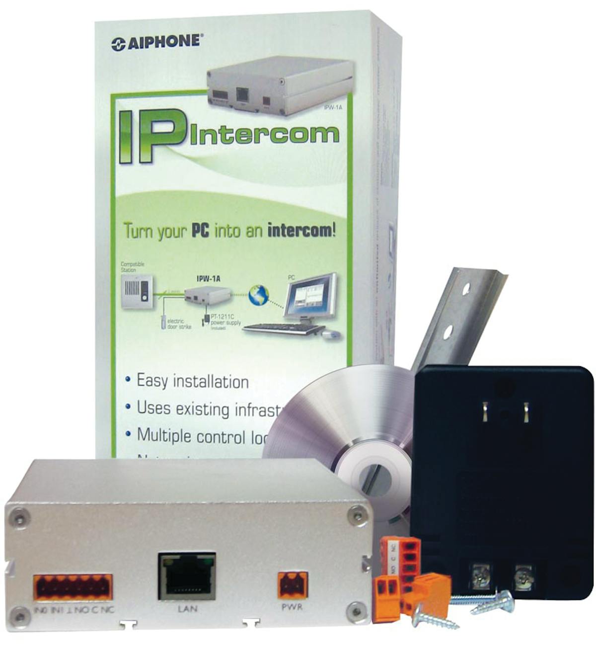 IP intercom, boxed kit