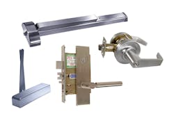 Additional products include door closers, custom hardware and exit hardware Additional products include door closers, custom hardware and exit hardware