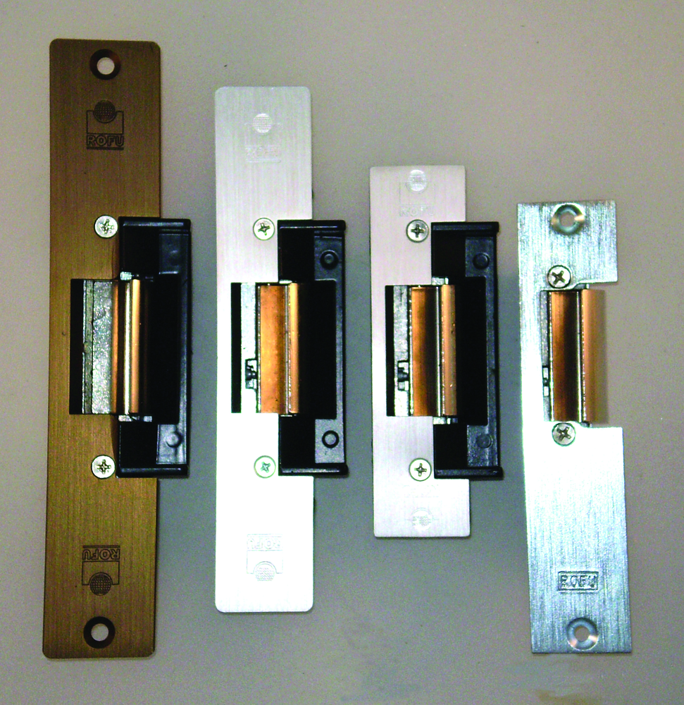 Rofu Standard 1400 Electric Strike with Finish and Face Plate Options