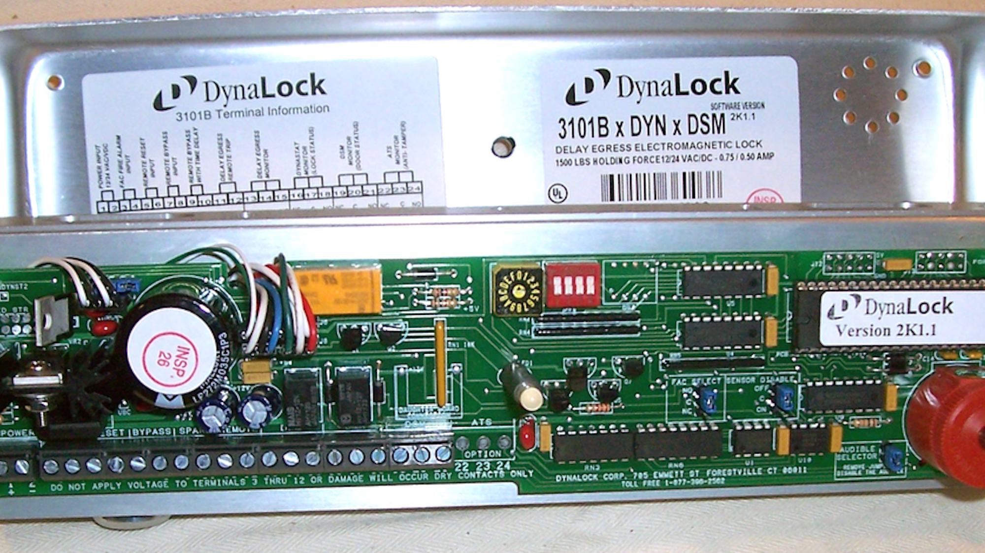 Dynalock 3101B Series Satisfies Life Safety Codes and Meets High ...