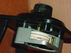 Figure 1. Each wheel contains a notch on its outer edge Figure 1. Each wheel contains a notch on its outer edge