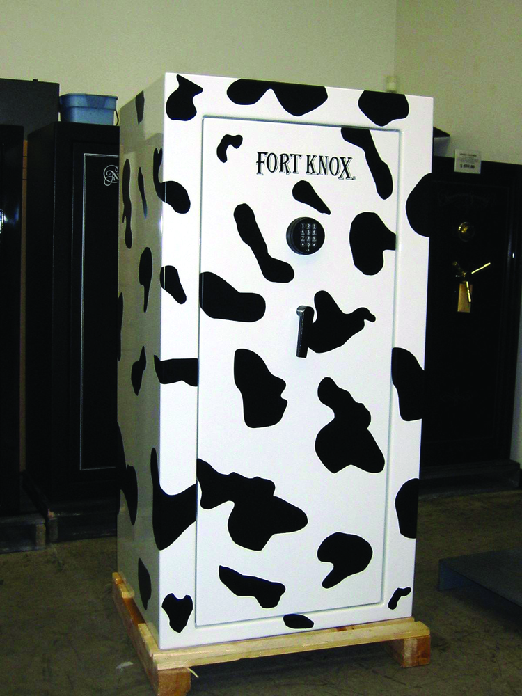 Fort Knox safe, custom paint job