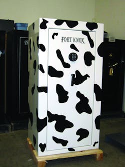 Fort Knox safe, custom paint job Fort Knox safe, custom paint job