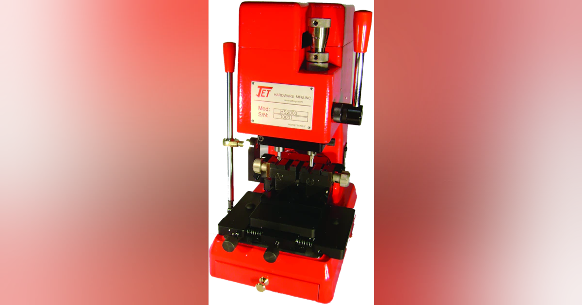 2000 Key Processor Jet Hardware HS2000 Key Machine: Side Mill Duplicator | Locksmith Ledger
