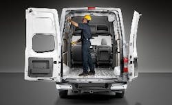 Workspace in Nissan van Workspace in Nissan van