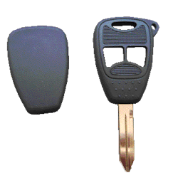 Chrysler 3-button remote, outside view Chrysler 3-button remote, outside view