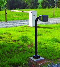 Newly installed DoorKing 1601 vehicular gate Newly installed DoorKing 1601 vehicular gate