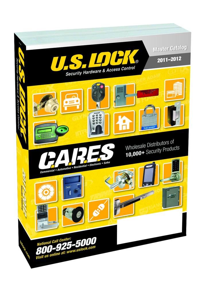 2011/2012 U.S. Lock Master Catalog Locksmith Ledger
