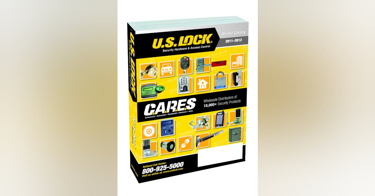 2011/2012 U.S. Lock Master Catalog Locksmith Ledger
