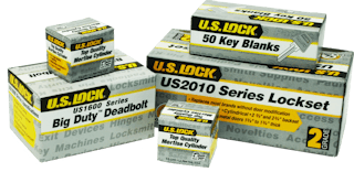 U.S. Lock branded products include cylinders, locksets, door closers, electric strikes, hinges, bar holders, hasps, latches, lever sets, handle sets, key blanks, padlocks &amp; door hardware. The Big Duty Deadbolt is now available in I.C Core.