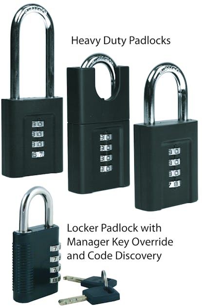 FJM Security Resettable Combination Padlocks Secure Lockers