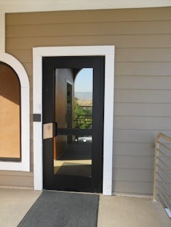 Finished installation, exterior Finished installation, exterior