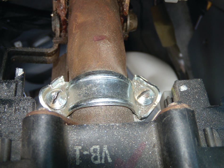Shear head bolts on ignition switch