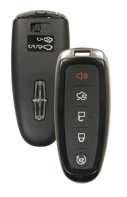 Lincoln 5 Button GEN 2 PEPS Fob from STRATTEC Lincoln 5 Button GEN 2 PEPS Fob from STRATTEC