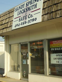 The real Sandy Springs Lock and Safe, a local business for more than 30 years The real Sandy Springs Lock and Safe, a local business for more than 30 years