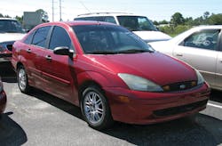 Photo 1. 2007-2007 Ford Focus -- one of the least locksmith-friendly vehicles ever!