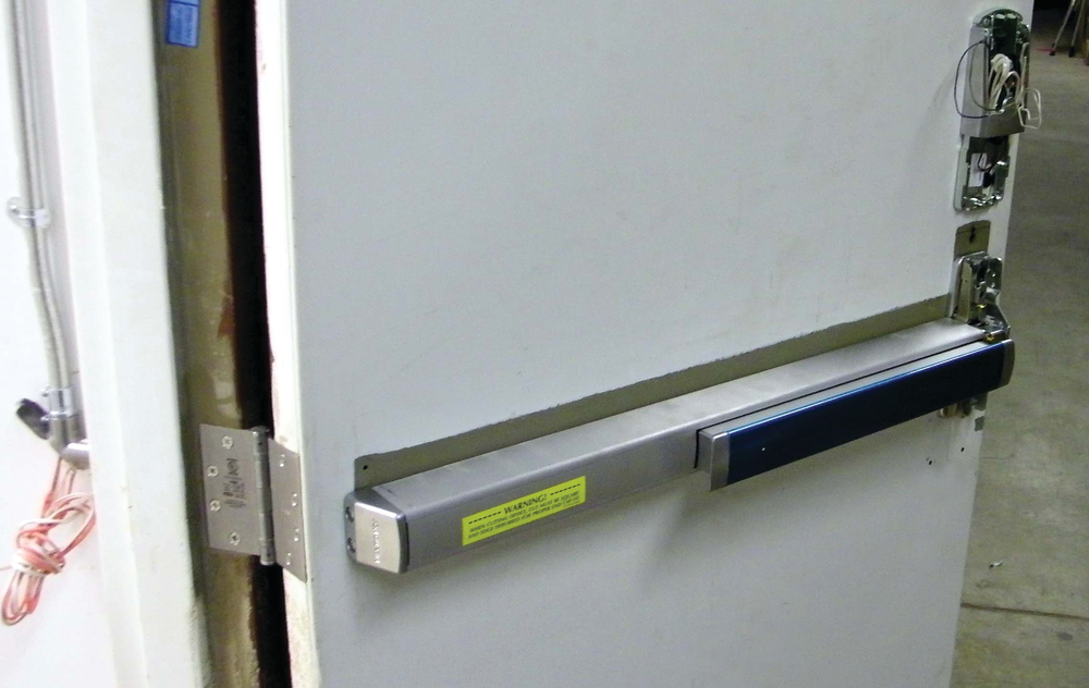 Von Duprin 98EO-F Rim Exit Devices meet life safety requirements