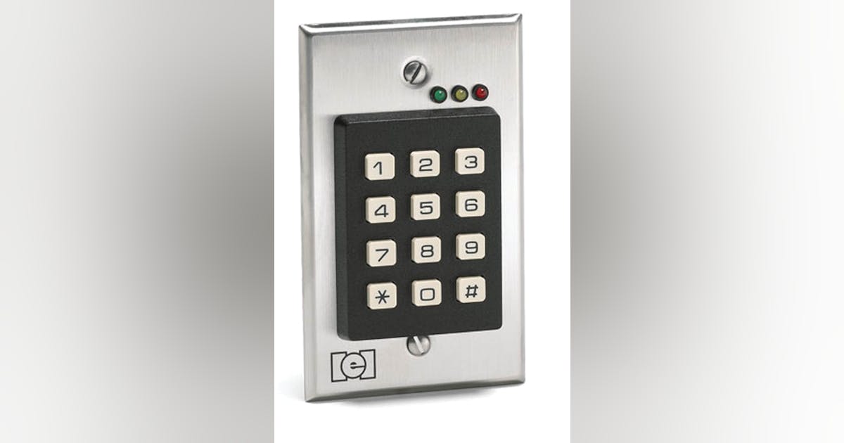 Keypad Options: Standalone, Weatherproof, Dual Credential, Networked ...