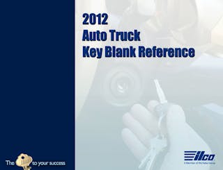 2012 Auto/Truck Key Blank Reference