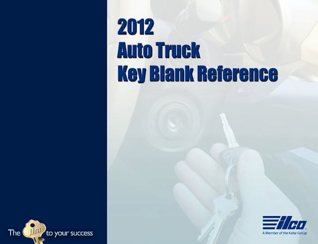 2012 Auto/Truck Key Blank Reference