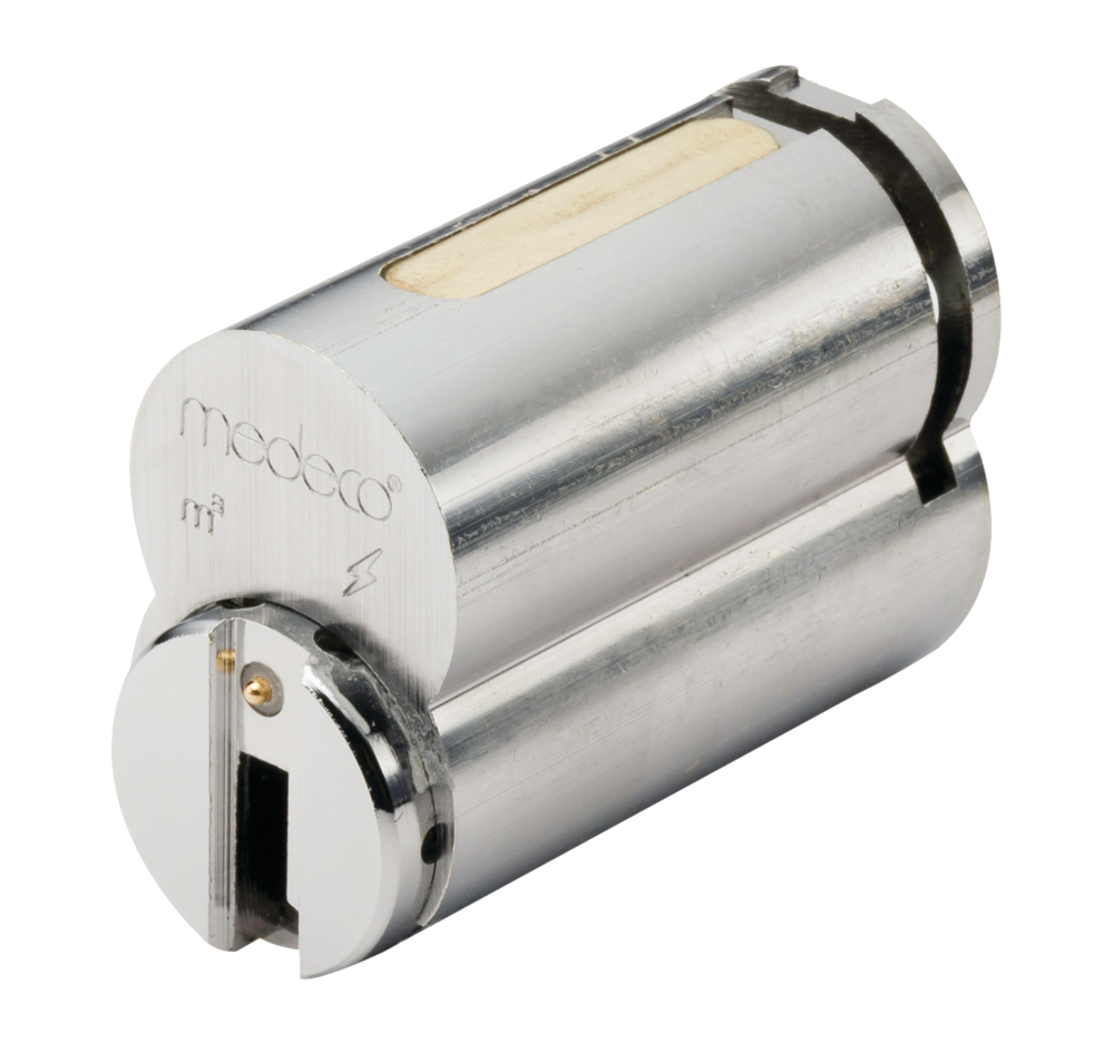 Medeco&rsquo;s M3 Logic can work with existing mechanical key systems