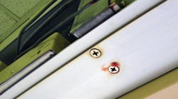 Leaking door operator in need of repair Leaking door operator in need of repair