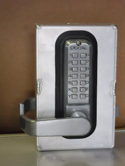 Finished installation, rear view Finished installation, rear view