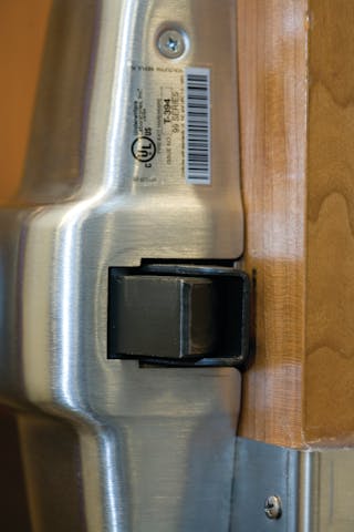 Fire rated latch