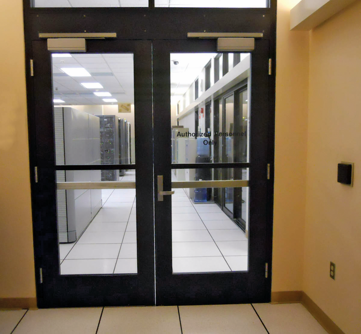 Sargent Surface Vertical Rod Exit Device and electrified trim improve