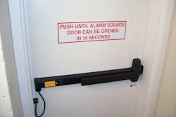 Von Duprin Chexit with door cord Von Duprin Chexit with door cord