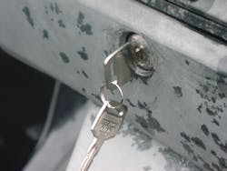 Finished keys operate the lock Finished keys operate the lock