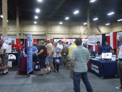 Scenes from the convention floor Scenes from the convention floor