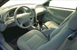 1999 Mustang. Transponders were optional on 1996 Mustangs, then standard on 1997-1999 models.