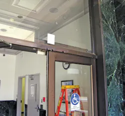 Malfunctioning access control system on front door Malfunctioning access control system on front door