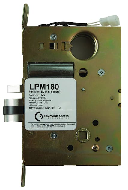 Command Access LPM190EU Grade 1 Storeroom Function Complete Mortise Lock w/  Motorized Latch Retraction | LPM 190 Series Mortise Lock | Schlage L9000