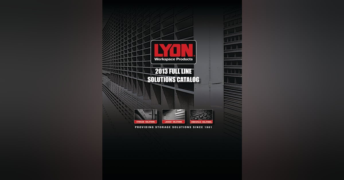 2013 Storage Solutions Catalog Locksmith Ledger