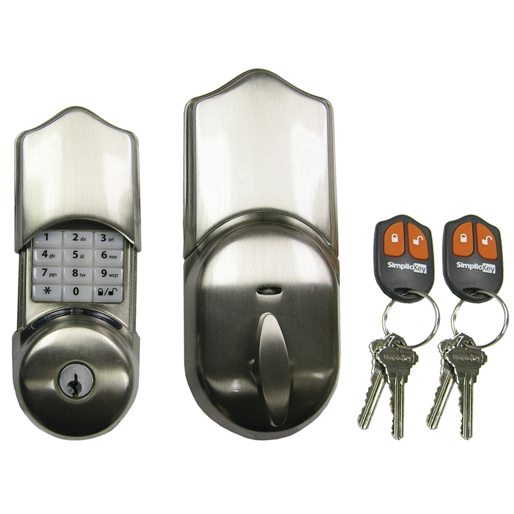 home door lock with keypad