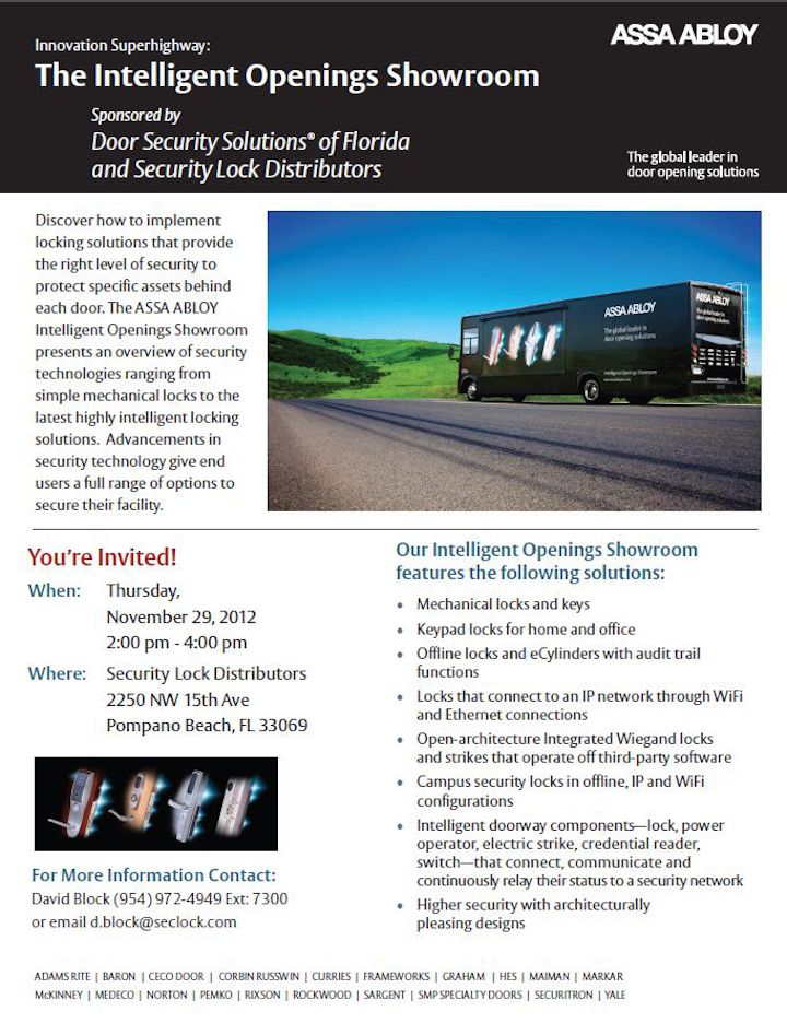 Tour The Assa Abloy Intelligent Openings Showroom For An Overview
