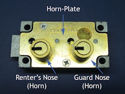 Photo 1: Sargent & Greenleaf 4440 lock. 4400 series locks may be the most common safe deposit locks in use in the U.S. today. Photo 1: Sargent & Greenleaf 4440 lock. 4400 series locks may be the most common safe deposit locks in use in the U.S. today.