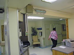 Centrally monitored door alarm Centrally monitored door alarm