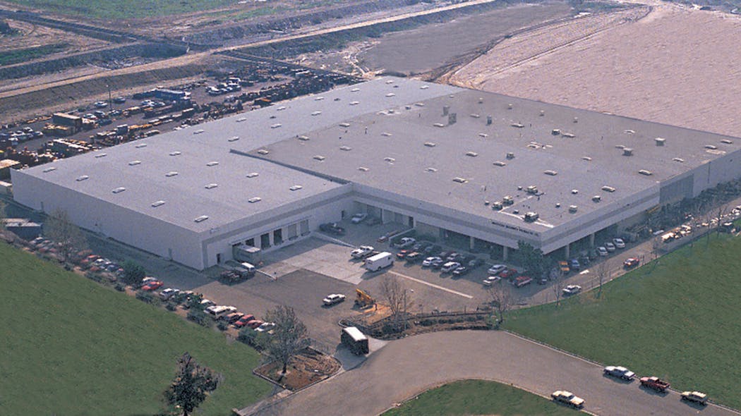 Aerial view of AMSEC headquarters, Fontana, Calif.
