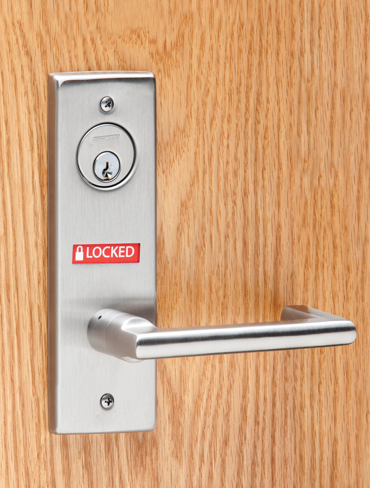 Schlage “Locked/Unlocked” Visual Status Indicator From Schlage, An